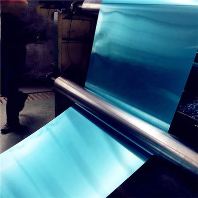 Blaue Klimaanlage Finstock beschichtet Aluminium / 8011 Aluminiumfolie für Lebensmittel 0,14 mm