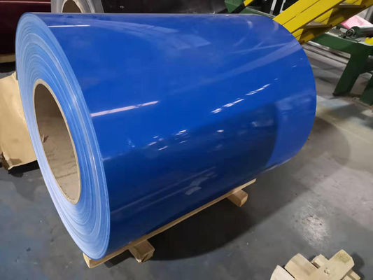 Farbbeschichtete Aluminiumspulendicke Aluminium für Dach- und Wandbaumaterial verwendet