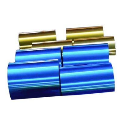 Veredelung von hydrophilen Aluminiumfolien mit blauer Beschichtung