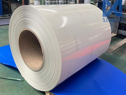 Einfach beschichtete und doppelt trocknende, farblich beschichtete Aluminium-Spule Beschichtung 1050 H14 1060 H24 3003 5083 6061 T6 Kornmalerei Aluminium-Spule Vorfarbe beschichtete Aluminium-Spule