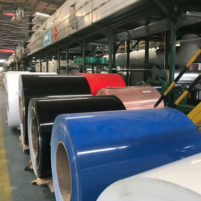 Aluminium-Spule Farbe beschichtet Aluminium-Spule Aluminium-Rohr-Spule Beschichtet Aluminium-Spule Aluminium-Spule Roll Farbe Aluminium-Coi