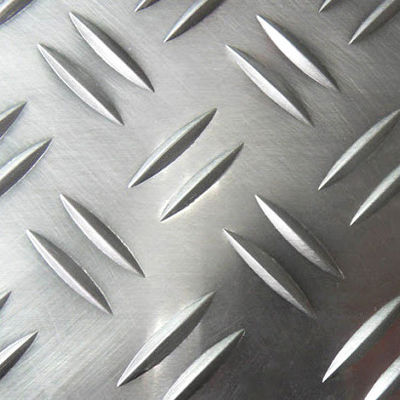 5052 3003 6061 Warmgewalzte, polierte Aluminiumcheckerplatte für den Wagenboden
