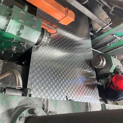 AA1100/AA1050/AA1060/A1070/AA3003/AA5052/AA5083 Große fünf Balken geprägte Aluminium-Checkerplatte