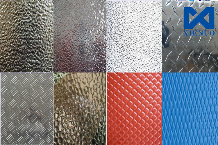 Warmgewalzte, geprägte Aluminium-Diamantplatte 1060 3003 5052 5754