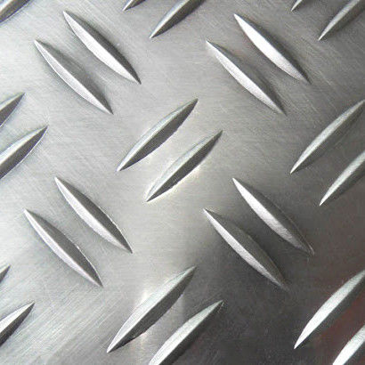 Aluminium-Diamantplatte Aufstrichenes Aluminium-Diamantblatt 1060 3003 5052 5754 Profil Aluminium-Checkerplatte